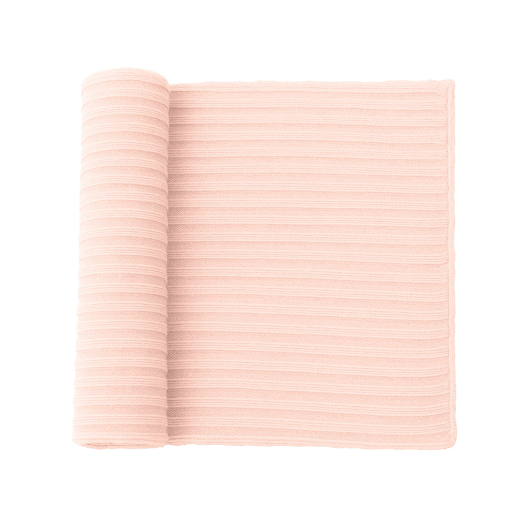 Sciarpone a coste al 100% in pura lana - Made in Italy