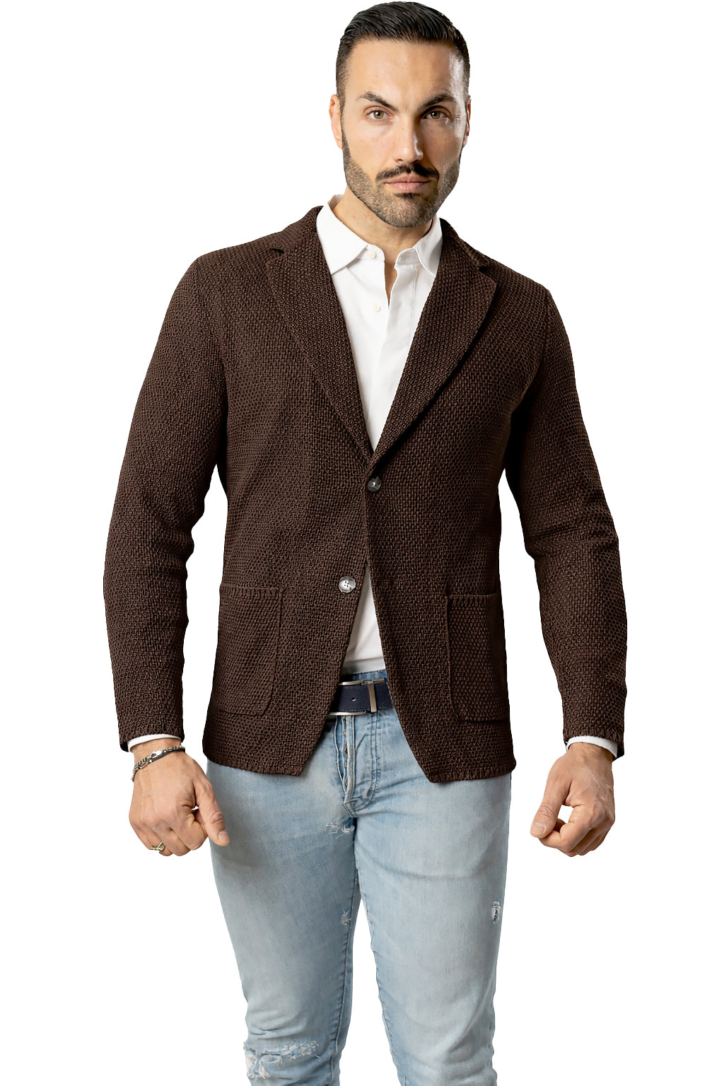 Blazer in Cotone modello Chicco di Riso - Made in Italy