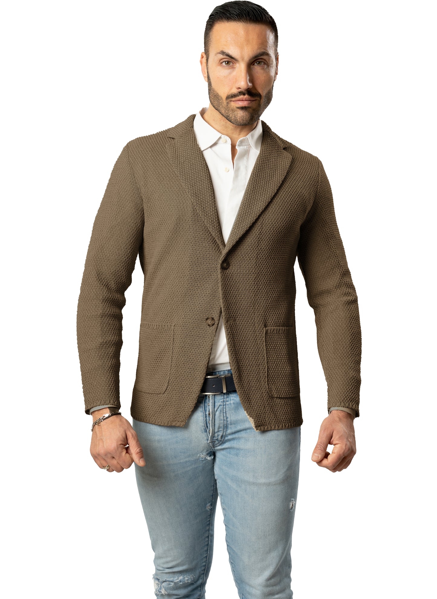 Blazer in Cotone modello Chicco di Riso - Made in Italy