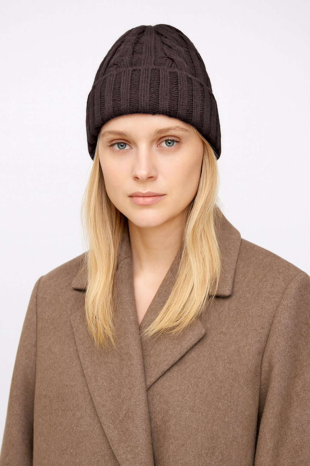 Cappello in Lana con Fantasia di Cucitura a Treccia - Unisex - Made in Italy