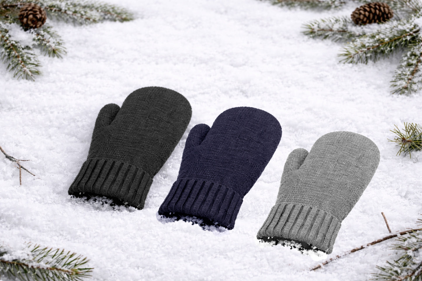 CLASSE77 - Muffole Uomo in Lana e Cashmere – Guanti Artigianali invernali Morbidi e Caldi - Made in Italy